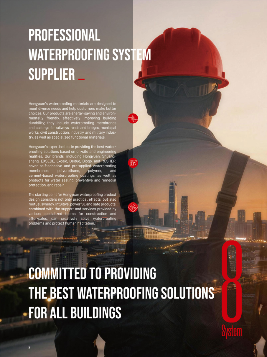 Hongyuan waterproofing professional